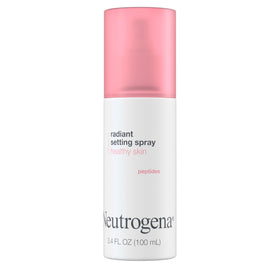 Neutrogena bottle next to ruler showing 3.4 fl oz size for travel-friendly use