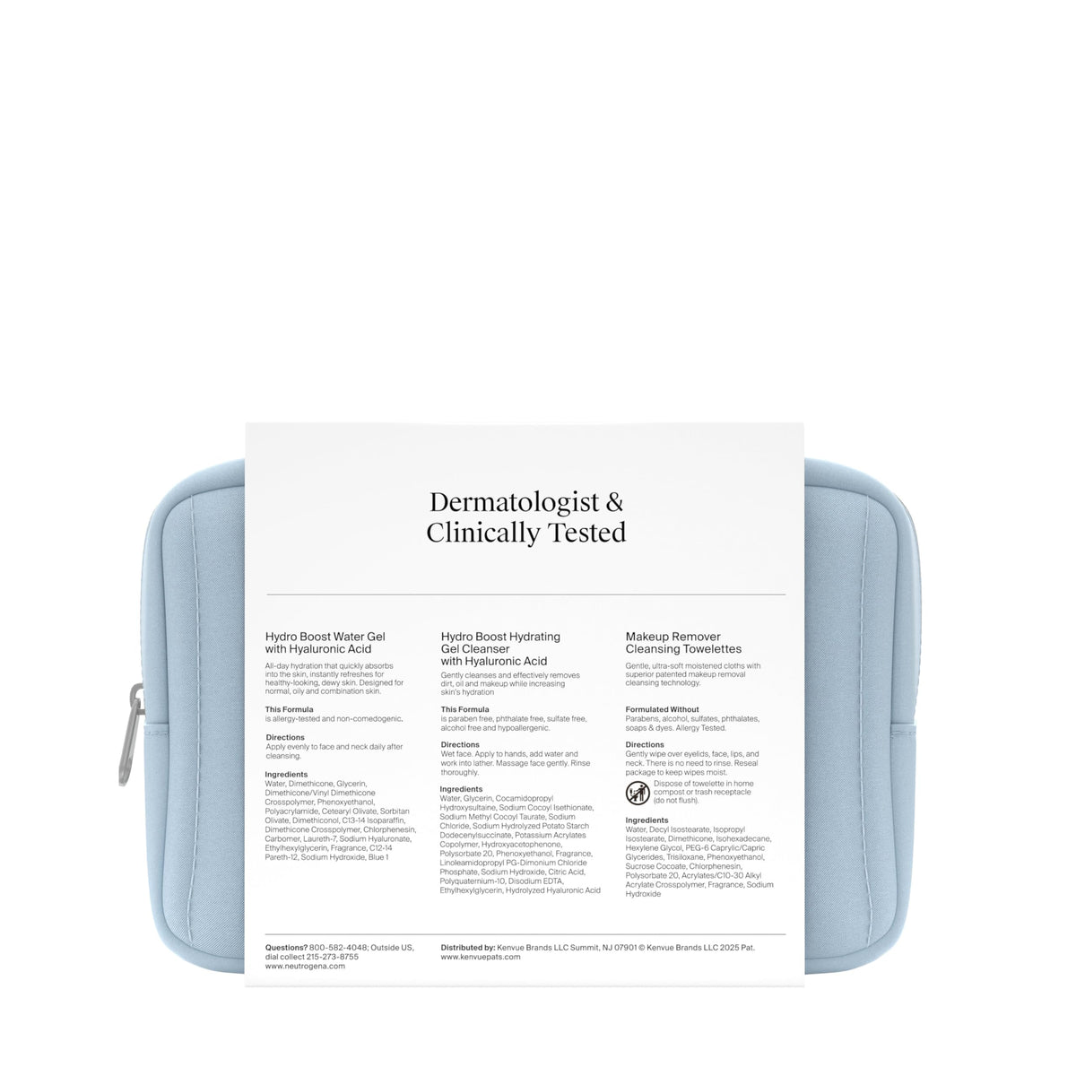 Neutrogena product size comparison held in hand to illustrate compactness