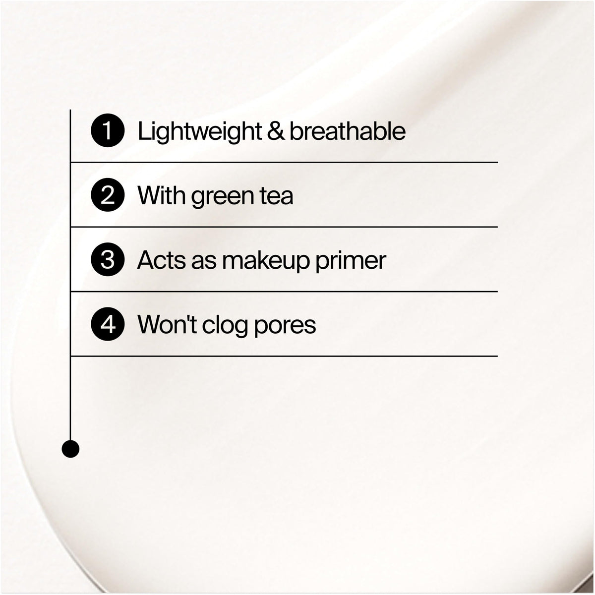 Neutrogena applying serum to face demonstrating smooth makeup-ready base