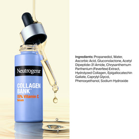 Neutrogena serum staged on bathroom counter for morning skincare habit