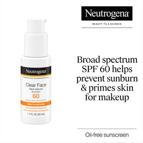 Neutrogena pump dispensing serum showing controlled, no-mess application benefit