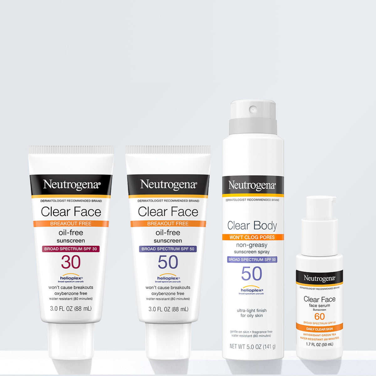 Neutrogena serum under foundation illustrating invisible finish and primer benefit