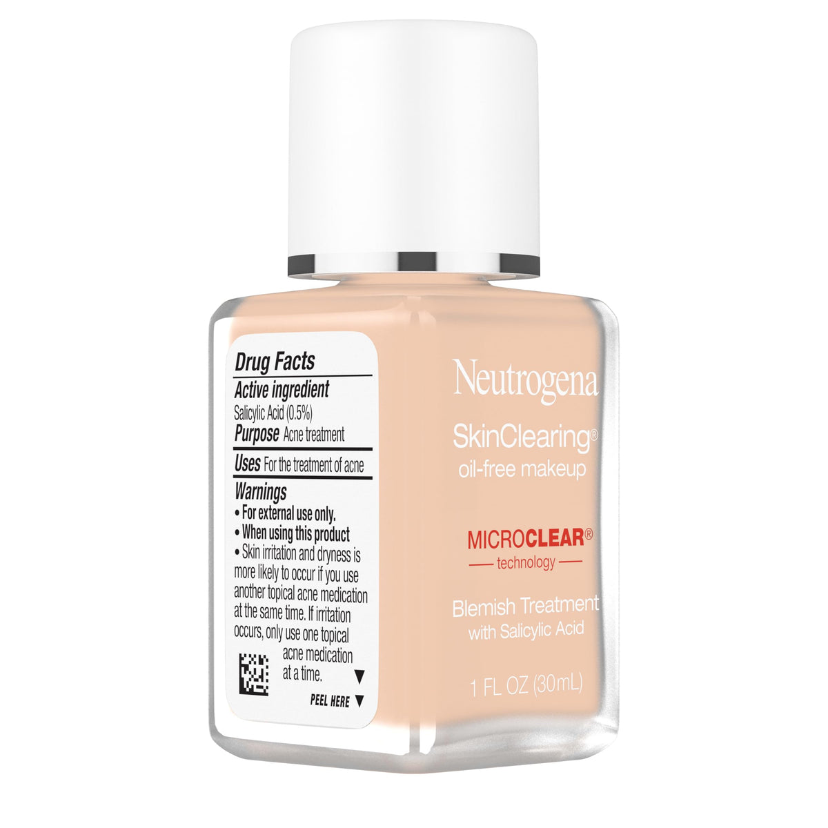 Neutrogena shade swatches on arm helping choose closest match