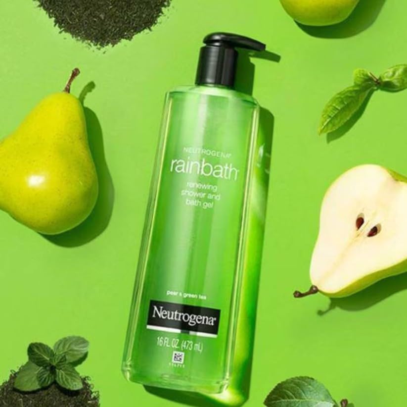 Neutrogena bottle in hand for scale, showing generous 16 fl oz volume