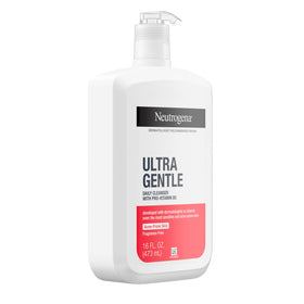Neutrogena bottle in hand for size scale showing value and lasting supply