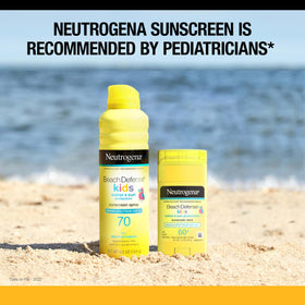 Neutrogena stick next to sunglasses showing travel-size convenience