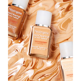Neutrogena swatches of Classic Ivory on arm demonstrating natural coverage benefit