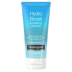 Neutrogena close-up of gel-cream texture demonstrating gentle exfoliation