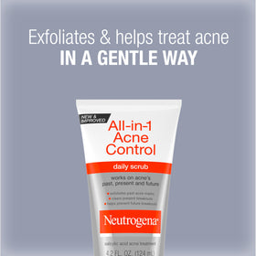 Neutrogena close-up of scrub texture highlighting microbeads to gently exfoliate