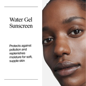 Neutrogena close-up of water gel texture highlighting hydration boost and lightweight feel