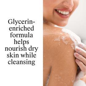 Neutrogena texture and lather detail demonstrating gentle foam