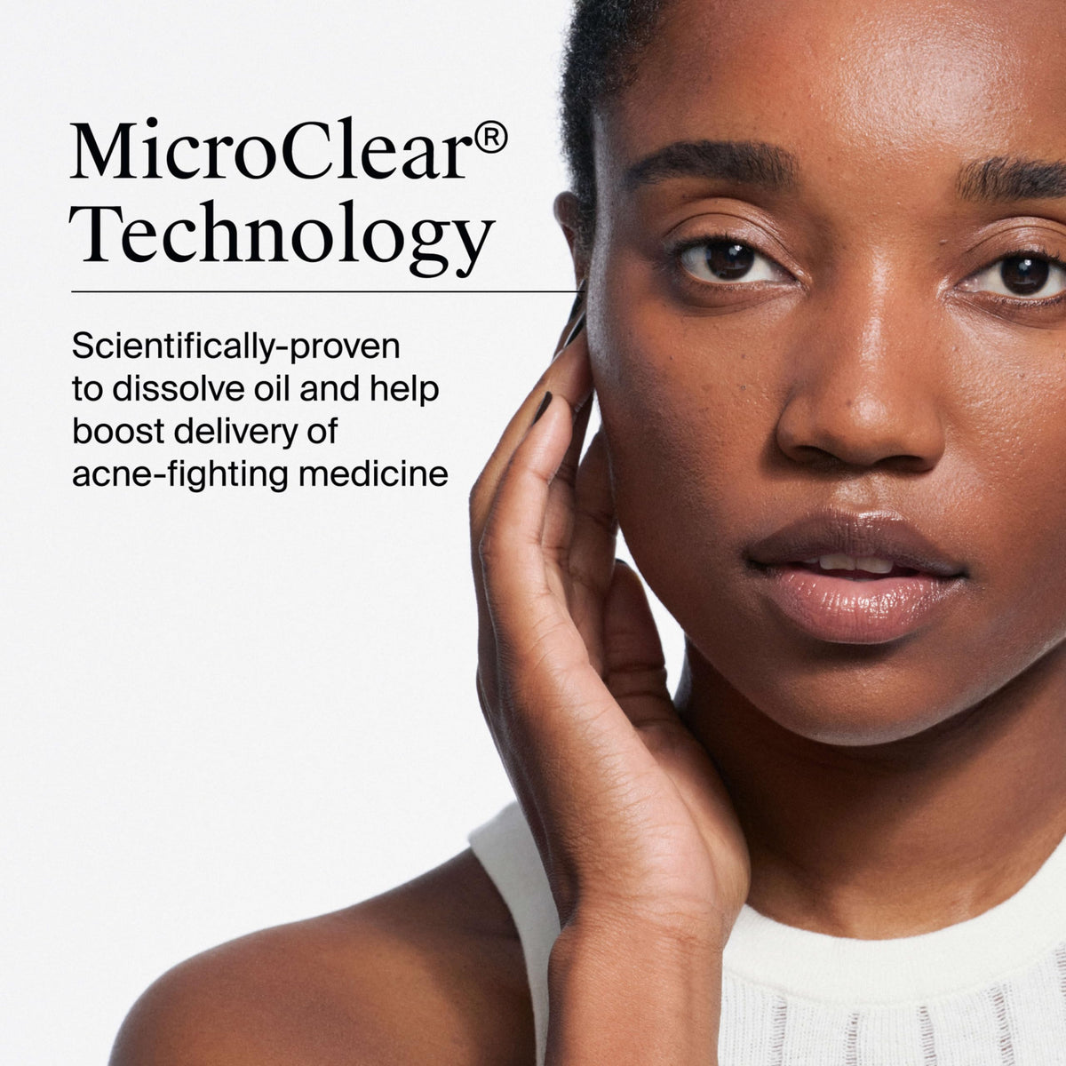 neutrogena textured pad surface detail for gentle exfoliation