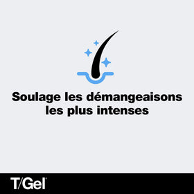 Neutrogena T/Gel strong applied to scalp showing targeted itch relief