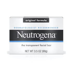 Neutrogena front packaging showing transparent facial bar and clean appearance
