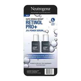 Neutrogena twin pack tucked in travel pouch demonstrating portability benefit