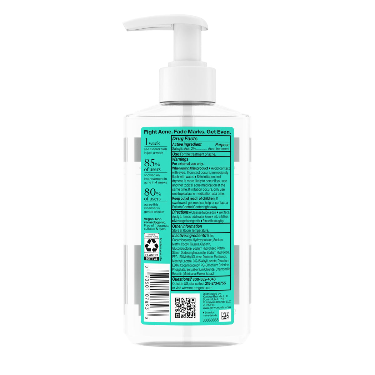 Neutrogena bottle beside toiletry for travel-friendly routine