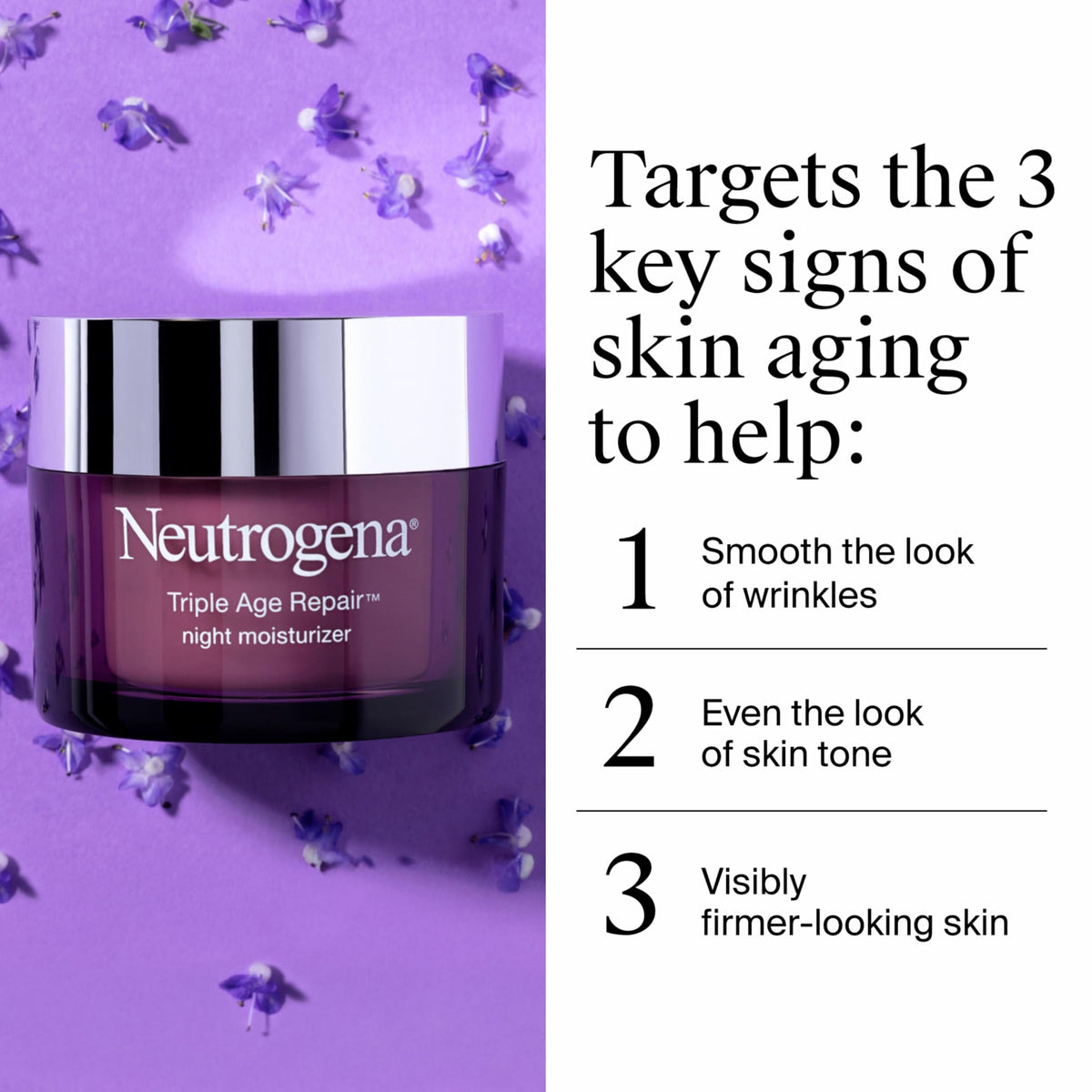 Neutrogena depiction of hexinol technology ingredient to show targeted action