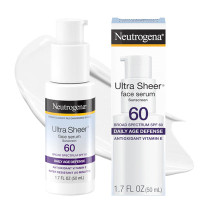 Neutrogena front packaging showing SPF 60 and compact travel-size benefit