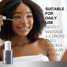 Neutrogena face application demonstrating easy daily use benefit