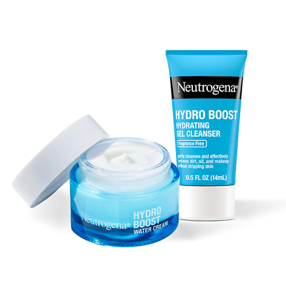 Neutrogena water cream front jar showing clean packaging and hydration benefit