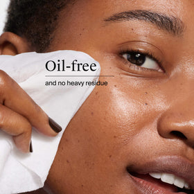 Neutrogena wipe in use removing makeup for quick clean without rinsing