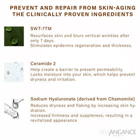 NEW ANGANCE essence texture drop illustrating nutrient-rich moisturizing benefit