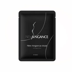 NEW ANGANCE mask in hand for scale showing portable treatment benefits