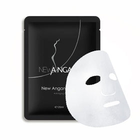 NEW ANGANCE mask sheet closeup highlighting thin biocellulose fit and comfort