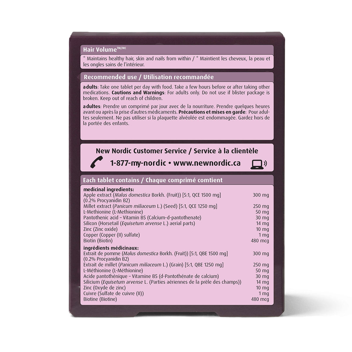 NEW NORDIC tablet held in hand showing one-tablet-a-day simplicity and portability