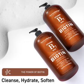 NEW YORK BIOLOGY creamy shampoo texture close-up showing moisturizing benefit