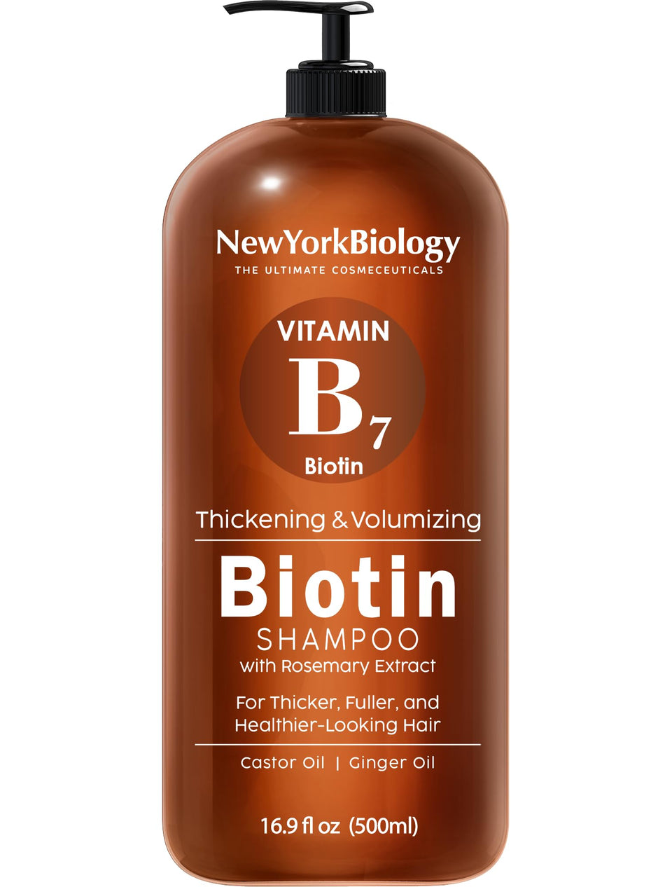 NEW YORK BIOLOGY front packaging showing bottle and branding benefit: clear product identity