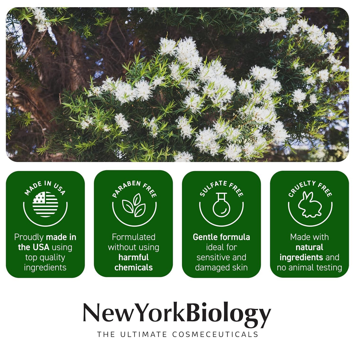 New York Biology jar in a bathroom setting suggesting daily routine and convenience