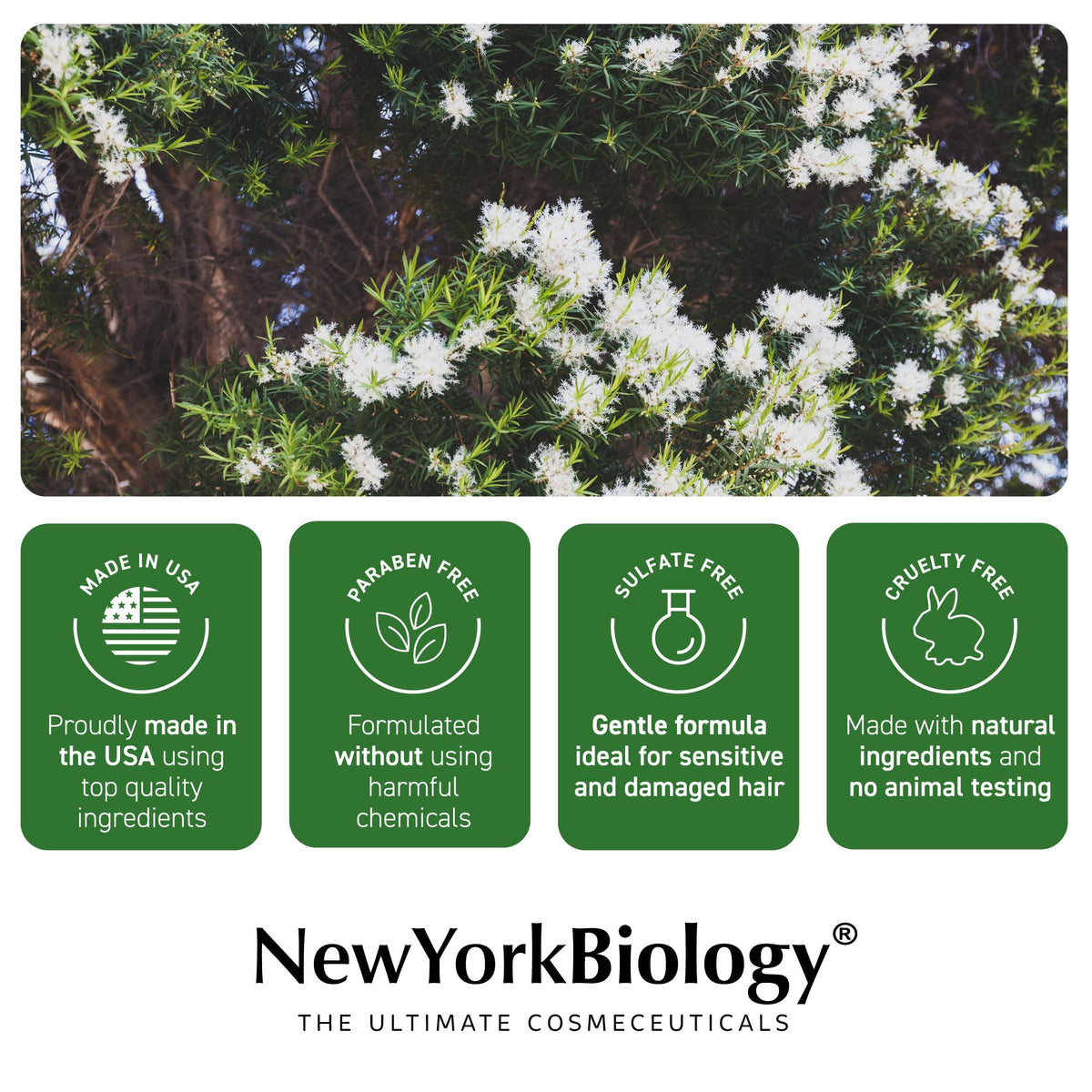 New York Biology bottle on bathroom shelf in lifestyle scene showing daily-use convenience benefit