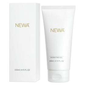 NEWA gel applied on skin before and after glide to show smoother look