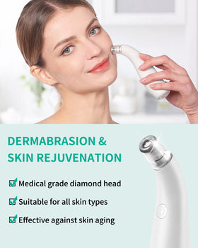 NEWDERMO close-up of diamond tip revealing textured surface for precise exfoliation benefit
