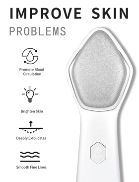 NEWDERMO wand side angle displaying sleek body and durable material for consistent treatments