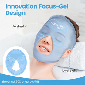 NEWGO detailed shot of eye-zone gel targeting puffiness and pressure