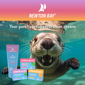 Newton Bay product label and Clean Label Project certification highlighting ingredient transparency