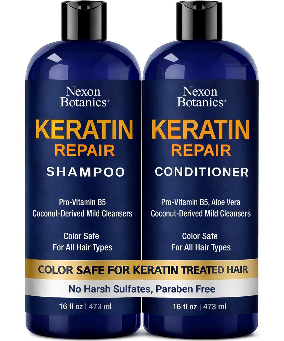 Nexon Botanics front packaging showing duo and benefits
