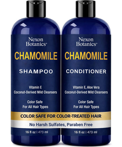 Nexon Botanics front packaging shows both bottles and benefits