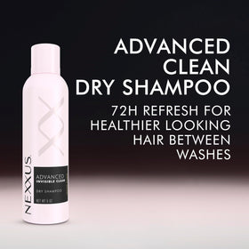 Nexxus before and after roots showing oil removal and lifted volume benefit