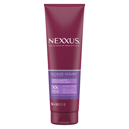 Nexxus bottle front packaging showing product and benefits