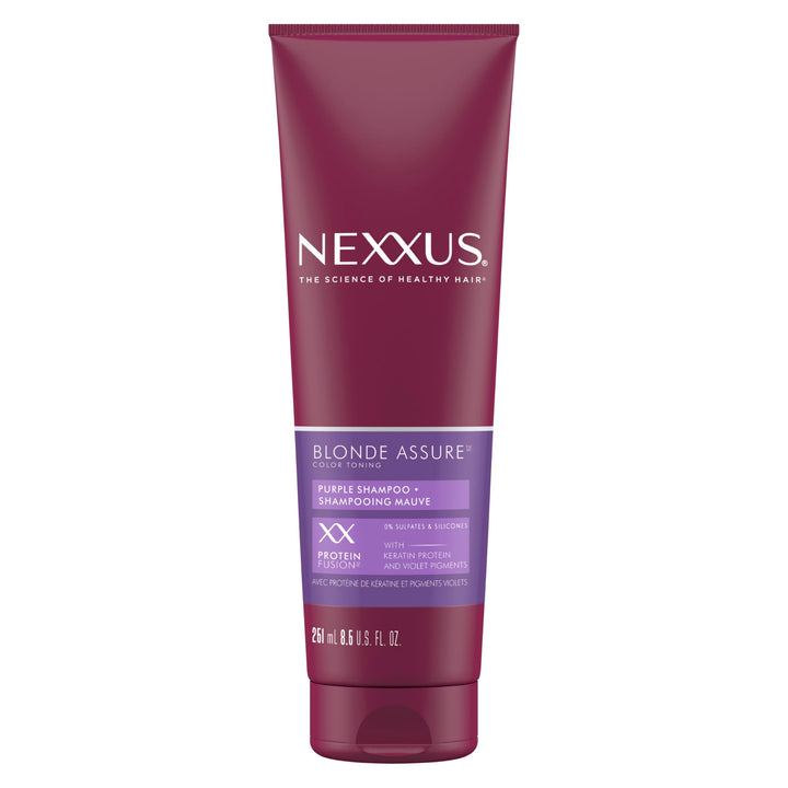 Nexxus bottle front packaging showing product and benefits