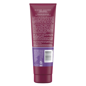 Nexxus purple shampoo pouring to demonstrate toning foam benefit