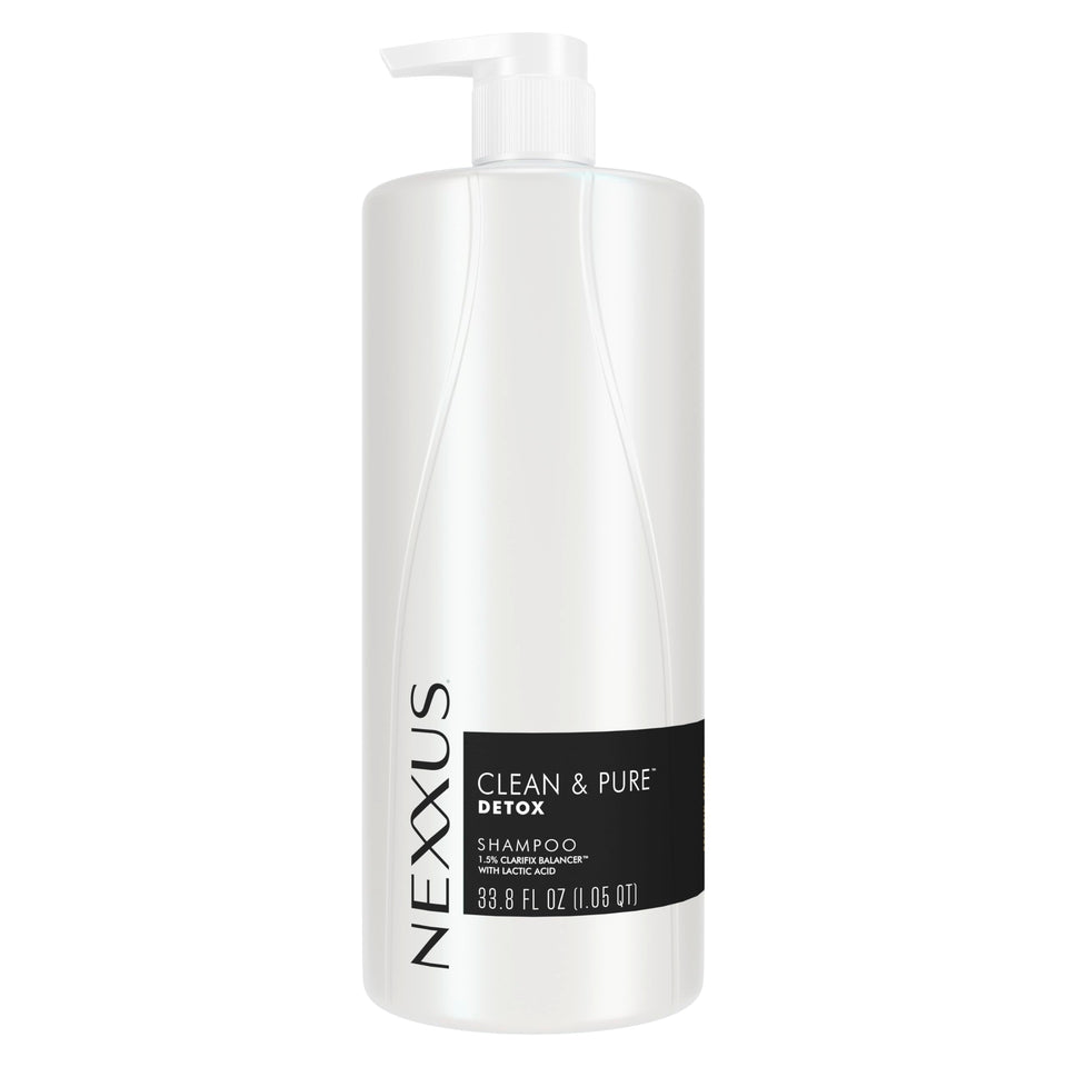 Nexxus front bottle showing clean professional packaging and clear benefit