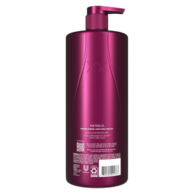 Nexxus bottle pump detail for easy dispensing and controlled product use