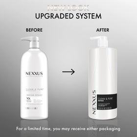 Nexxus cream texture close-up showing rich conditioner for smooth hair