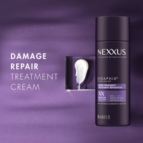Nexxus cream texture closeup revealing rich repair texture