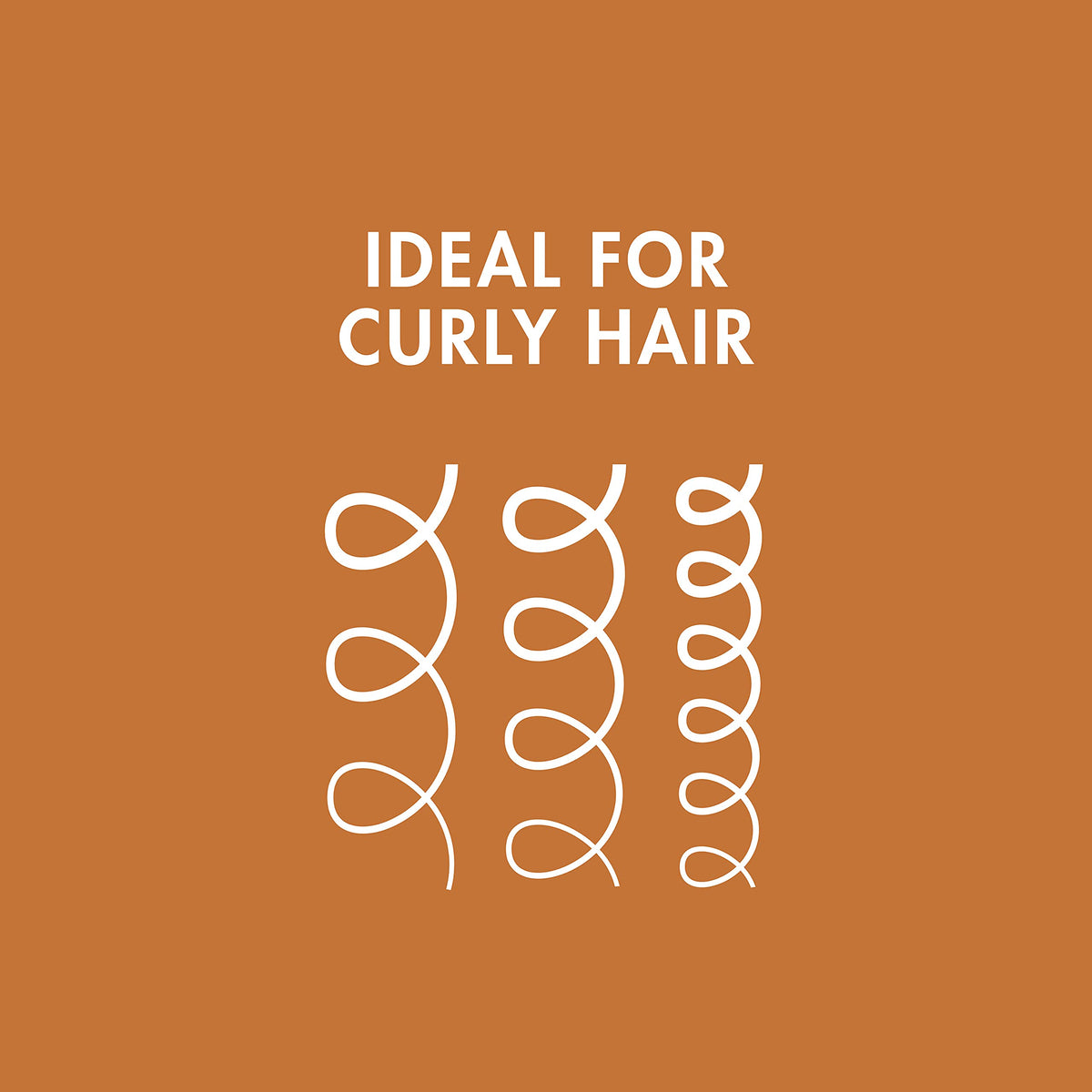 Nexxus leave-in applied to curly hair demonstrating easier styling