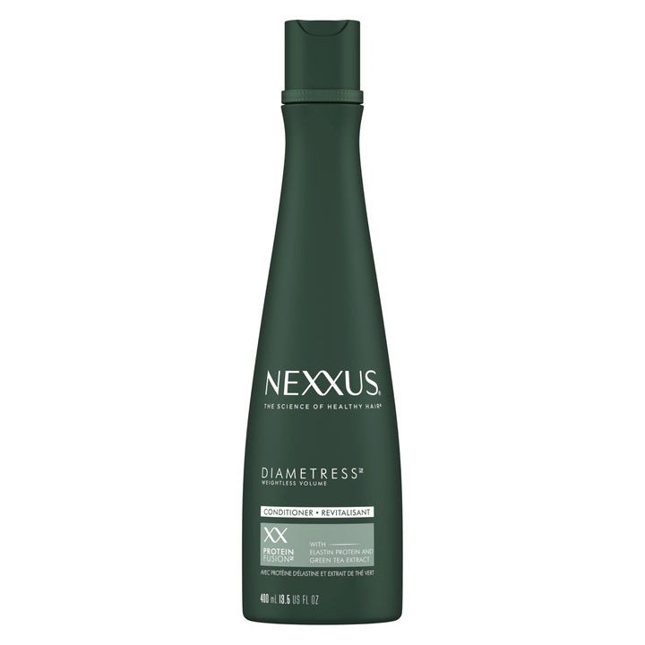 Nexxus Diametress front bottle showing clean salon packaging and salon-grade benefit